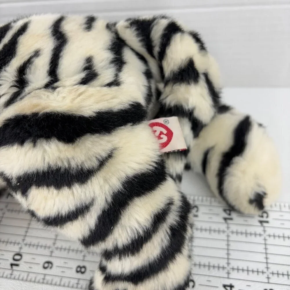 Ty Classic Streaks White Siberian Tiger Plush Stuffed‎ Animal Toy Vintage 2003